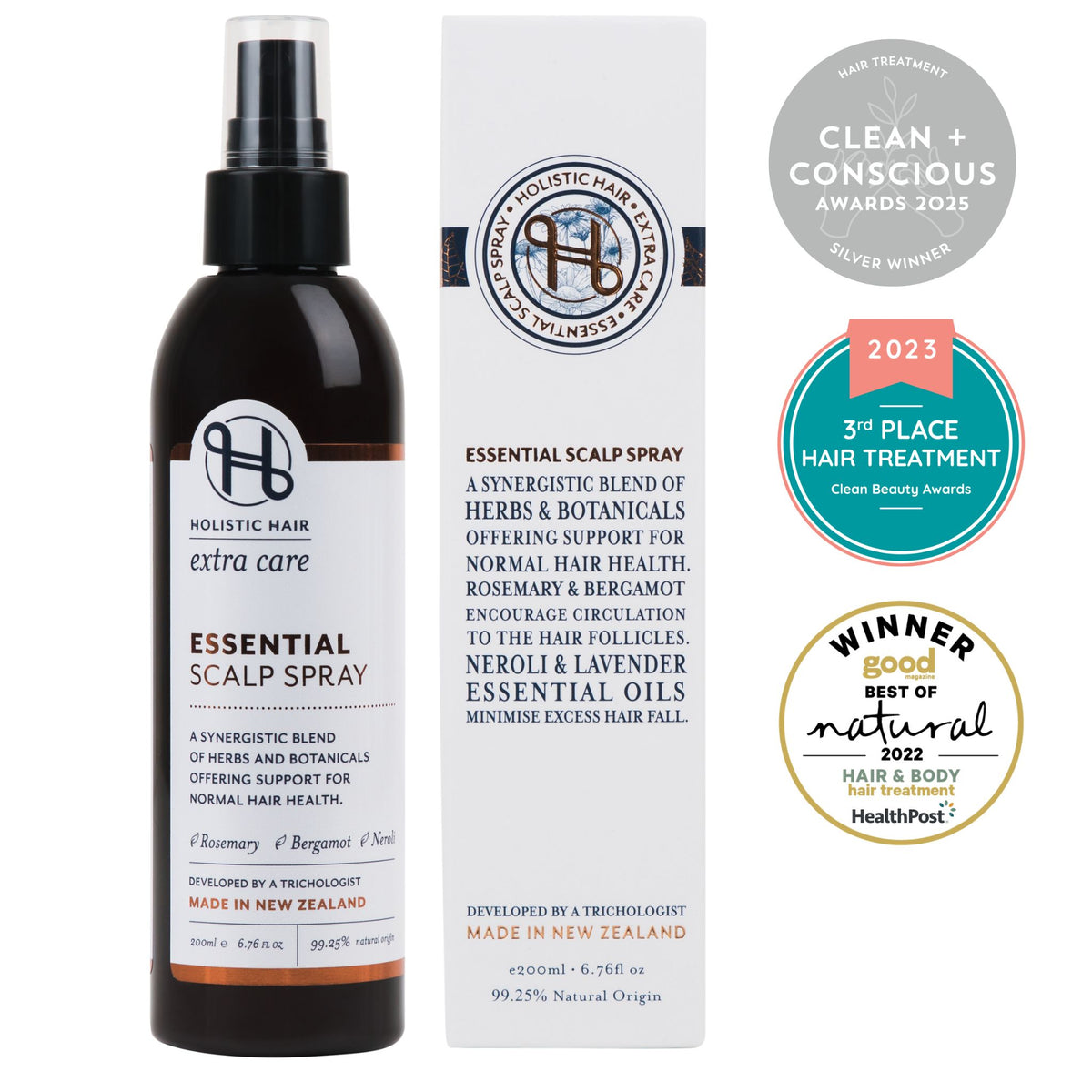 Essential Scalp Spray with Awards