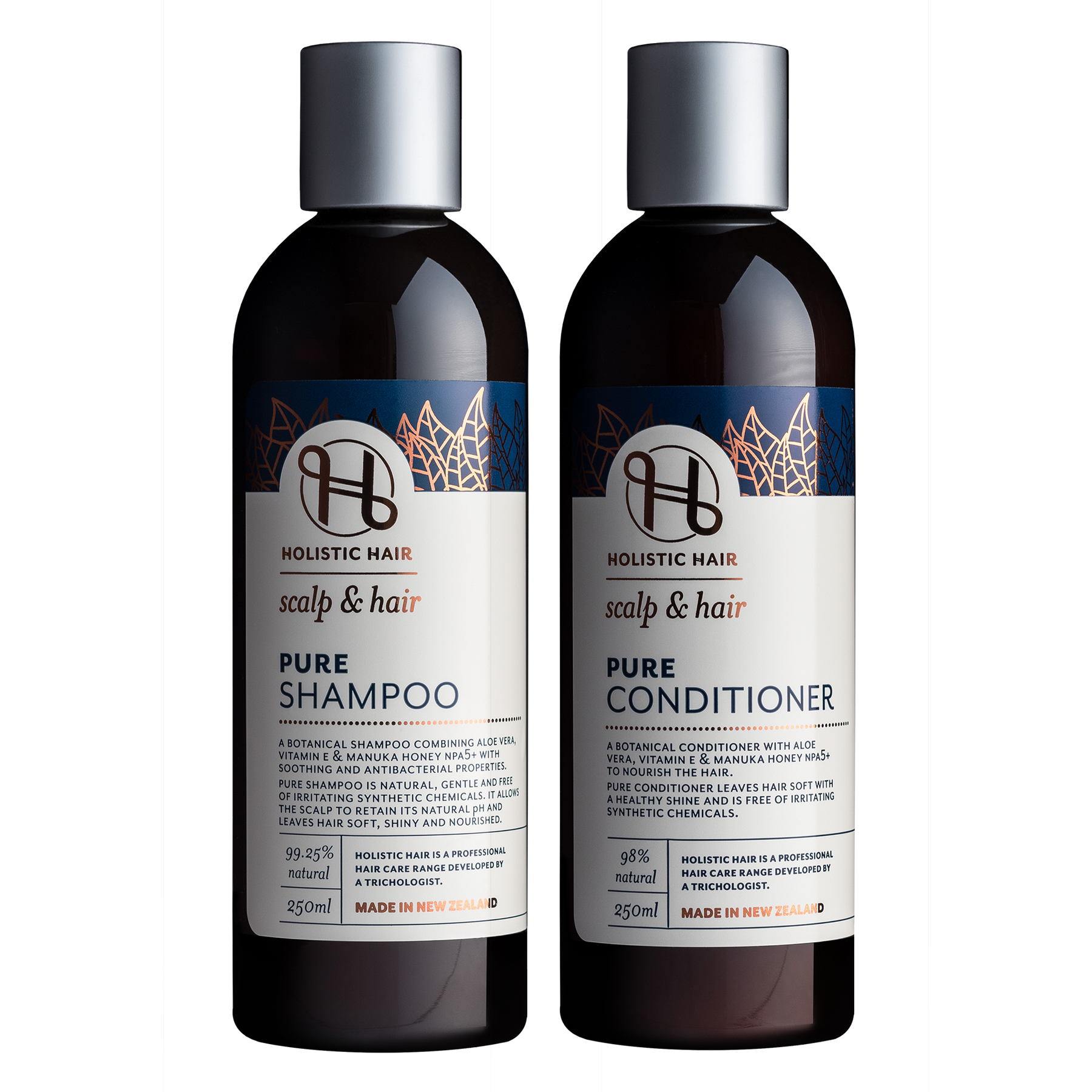Pure Shampoo and Conditioner 250ml Set - Holistic Hair®